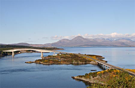 Skye Bridge fromKyle of Lochalsh